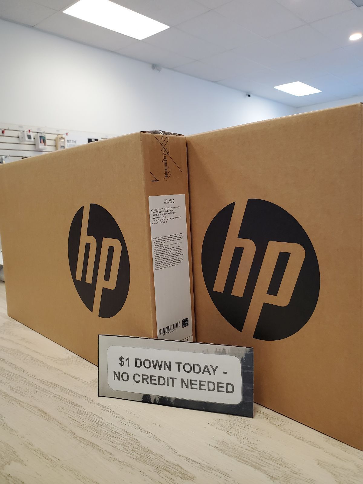 🚨 Brand New HP 15.6 inch Laptop – Now $499 or $1 Down! Save $200 with 1-Year Warranty