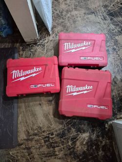 Milwaukee tools EMPTY plastic cases, $20 for all 3