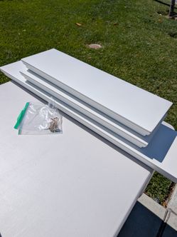 Floating shelves
