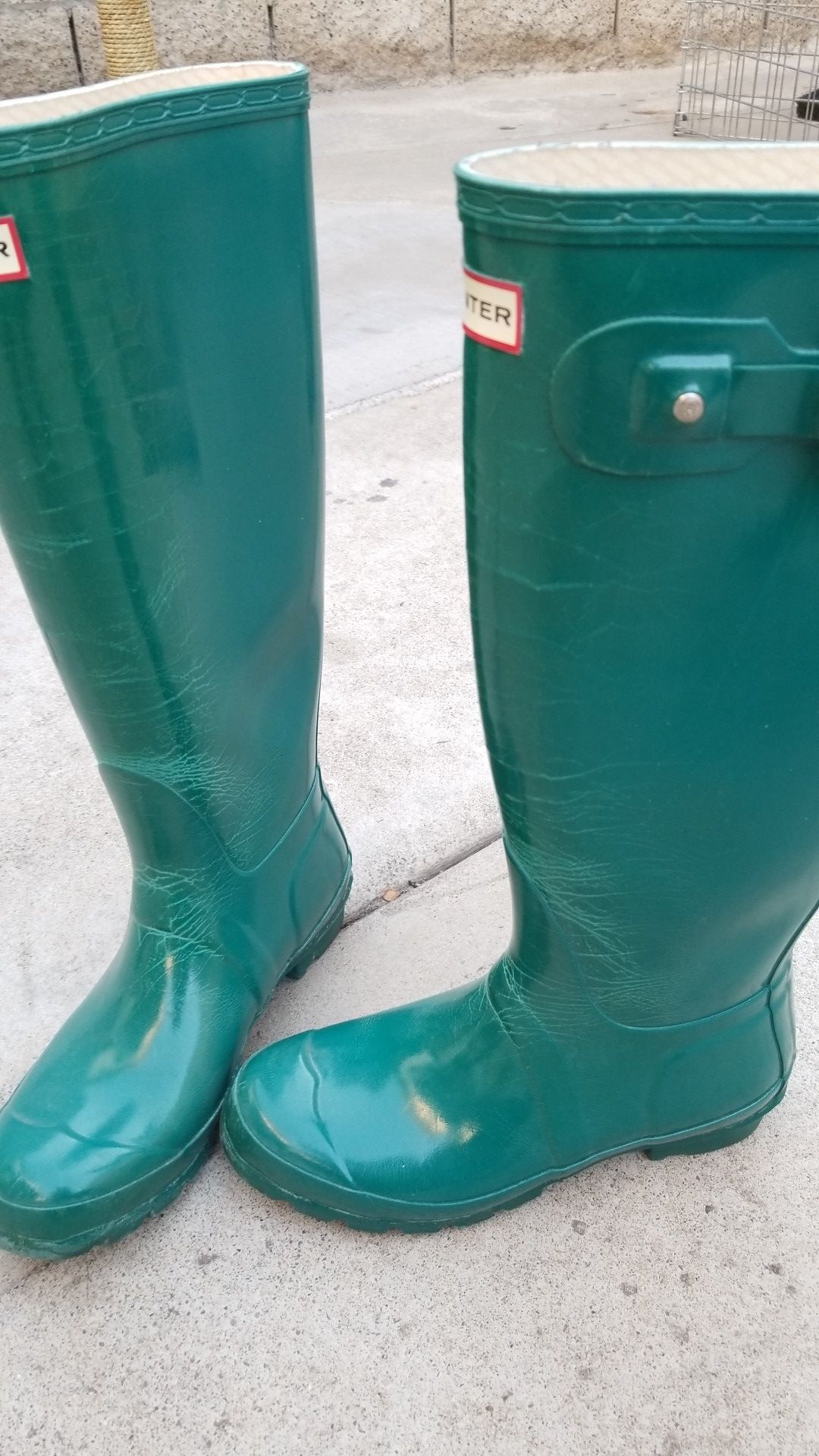 Hunter Rain Boots. $3