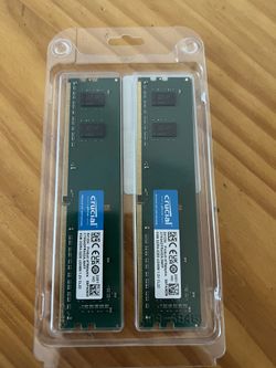 Crucial 16GB (2 x 8GB) 288-Pin PC RAM DDR4 3200 (PC4 25600) Desktop Memory Model CT2K8G4DFRA32A