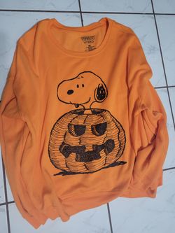 Peanuts Snoopy Halloween Sweatshirt XL