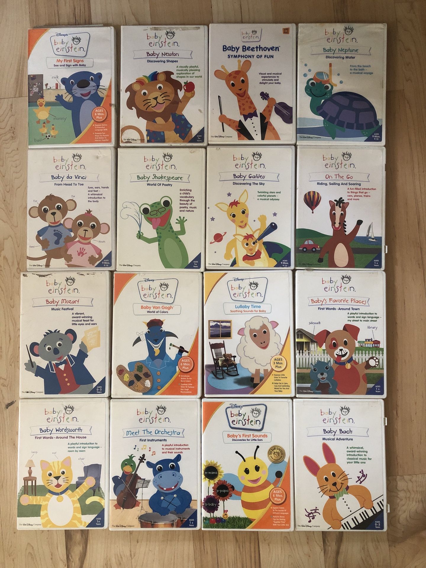 Baby Einstein DVD Series - 16 in set