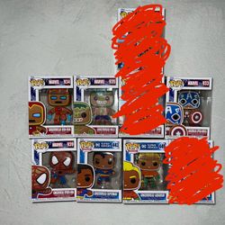 Funko Pop Gingerbread Marvel & DC