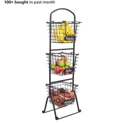 Metal Basket Stand