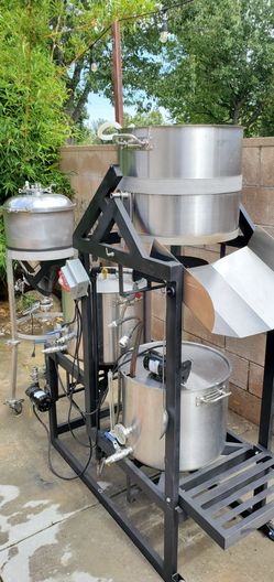 15-Gallon Propane All-Grain Brewing System + 14-Gallon Stainless Conical Fermenter