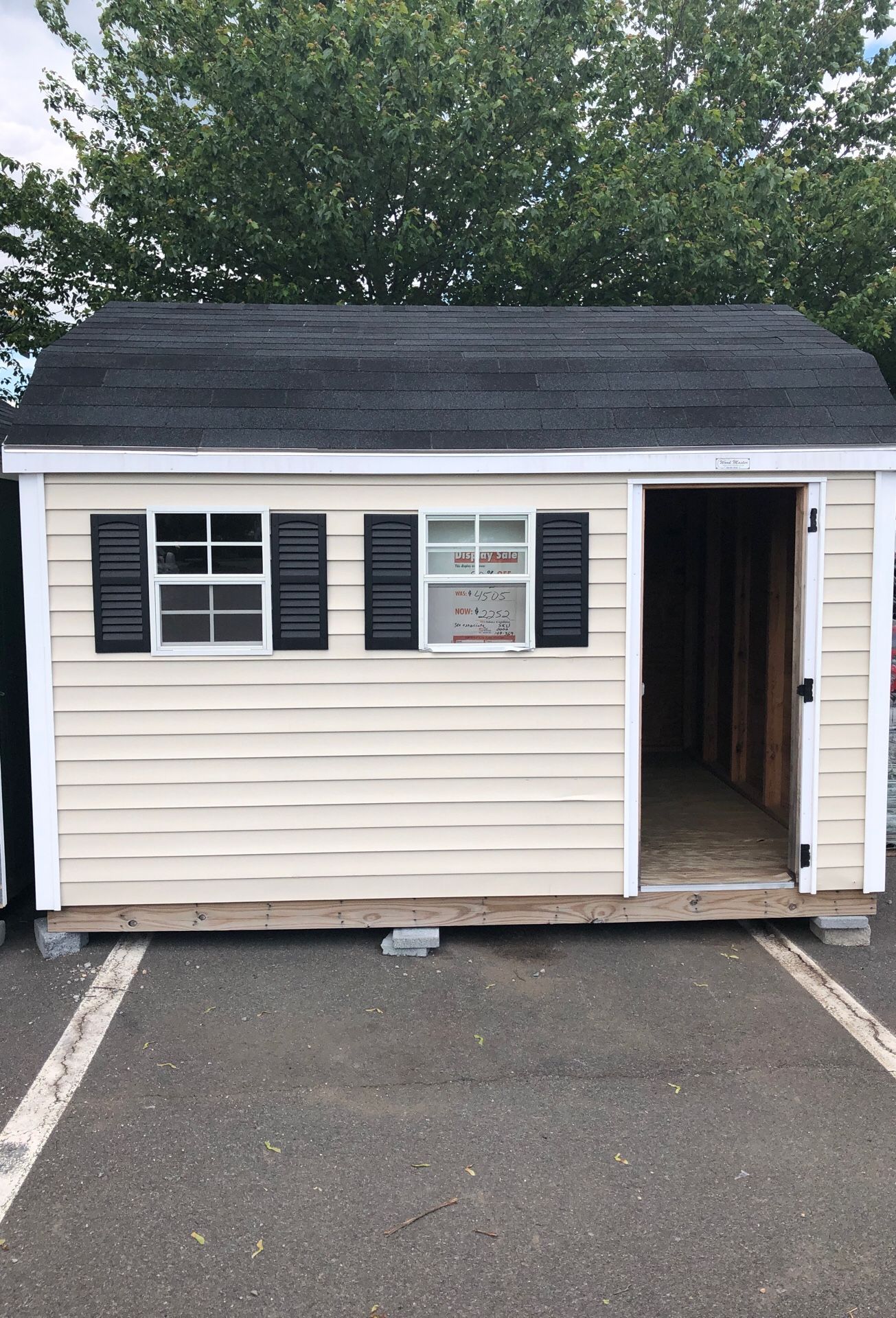 Vinyl shedsusa 10 x 12 shed at Ashburn Home Depot