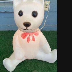 Blow Mold White Bear 