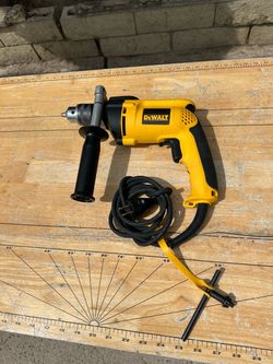 DeWalt Corded Electric Drill with Side Handle