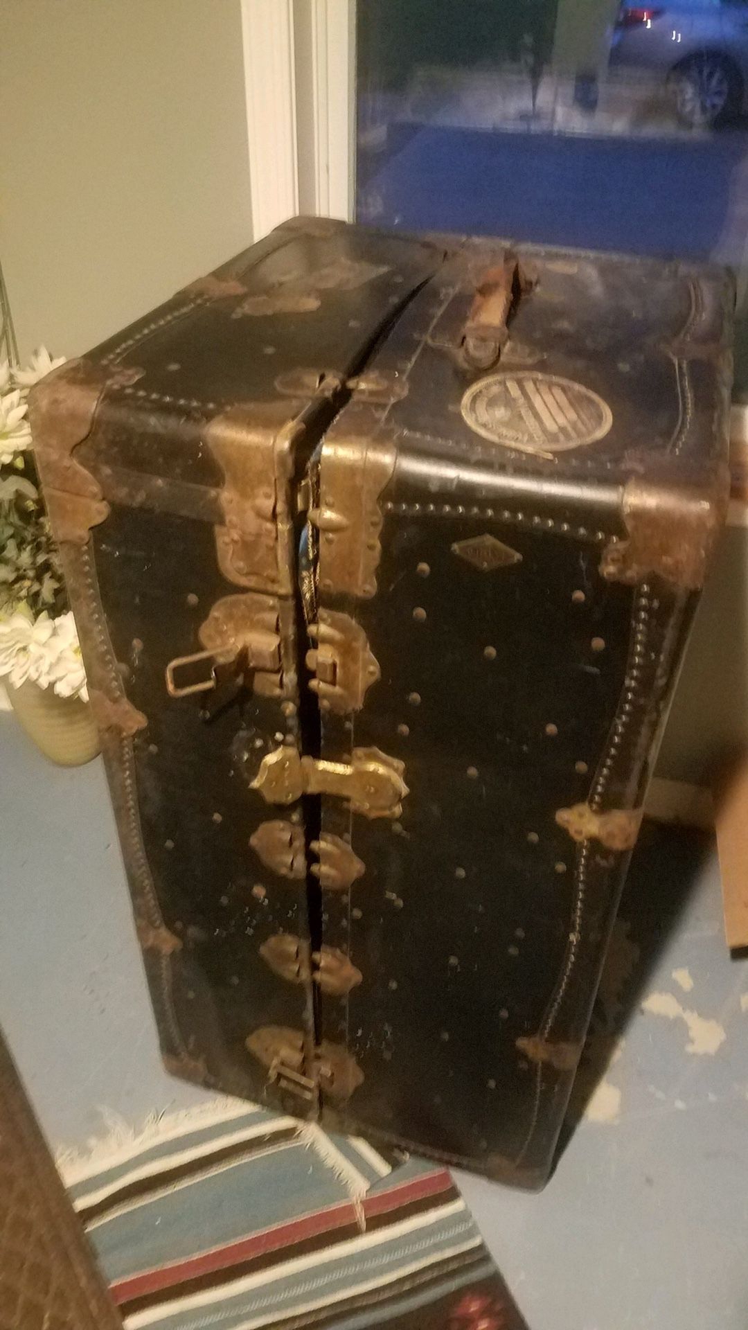 Upholstery Steamer Trunk