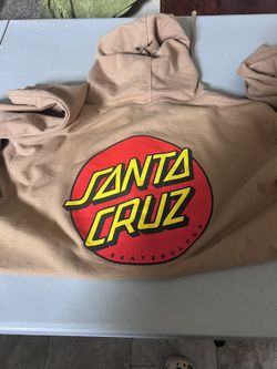 Santa Cruz Hoodie  Zip Down Medium/ Size 13+