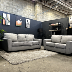 Ashley Microfiber Sofa and Loveseat Set - Delivery Available!