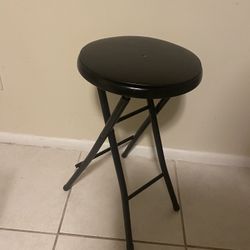 Black Mini Stool 