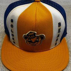 California Golden Bears Cal Hat Cap AJD Lucky Stripe Snapback Vintage