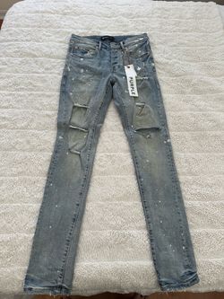 Purple jeans