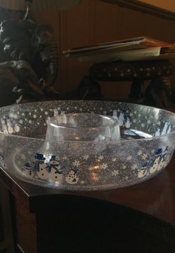 New Snowmen ⛄️ Chip and Dip Bowls