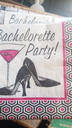 Bachelorette party napkin