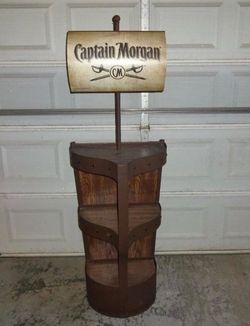 Captain Morgan large pirate ship store display shelf