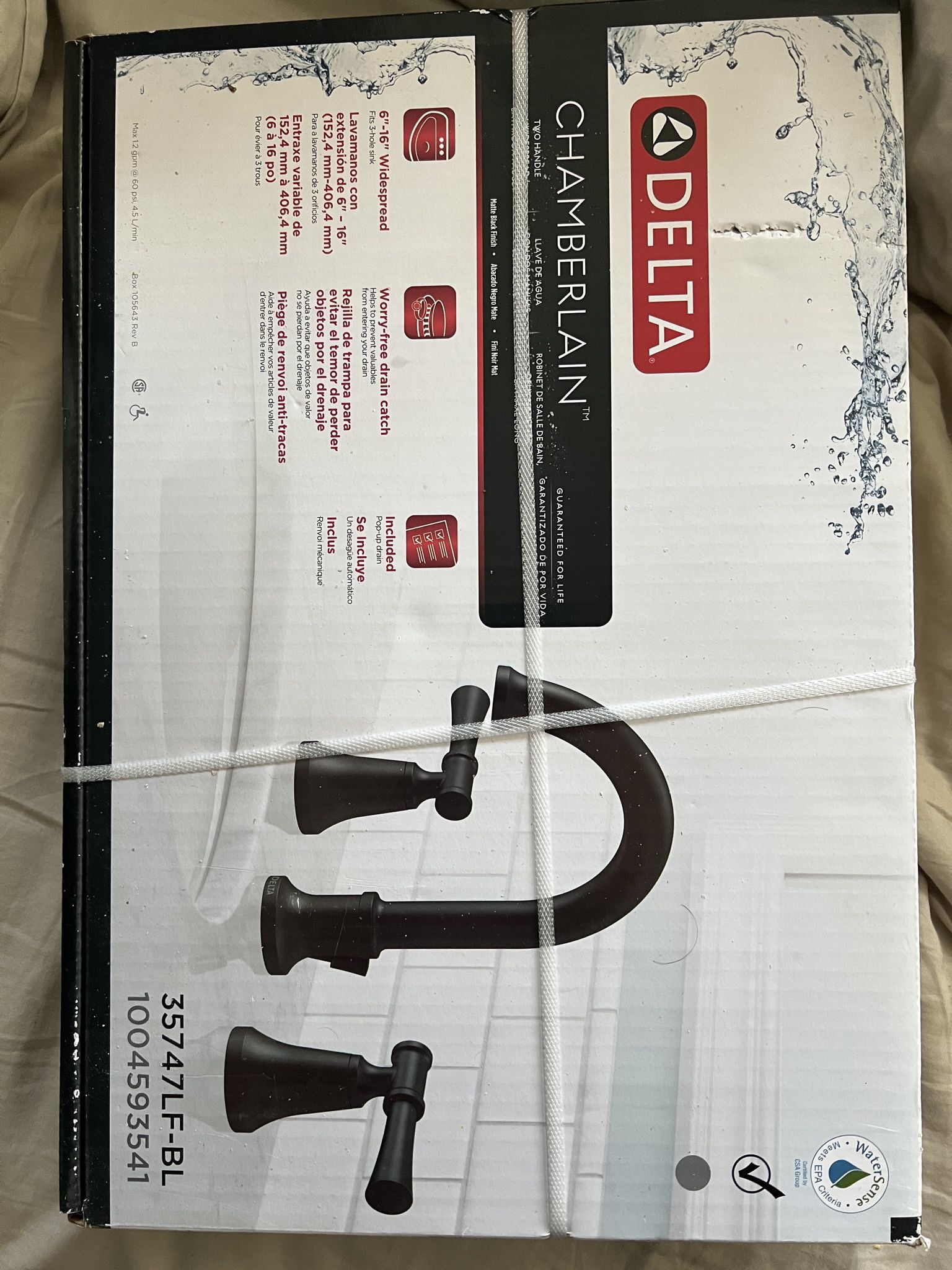 Delta Chamberlain 8 in. Widespread 2-Handle Bathroom Faucet