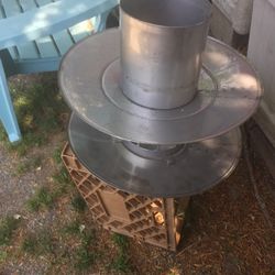 Six Inch Diameter Aluminum Chimney Cap- Unused