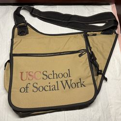 USC School Of Social Work Shoulder Messenger Bag Purse 15x13. Trojans SoCal.