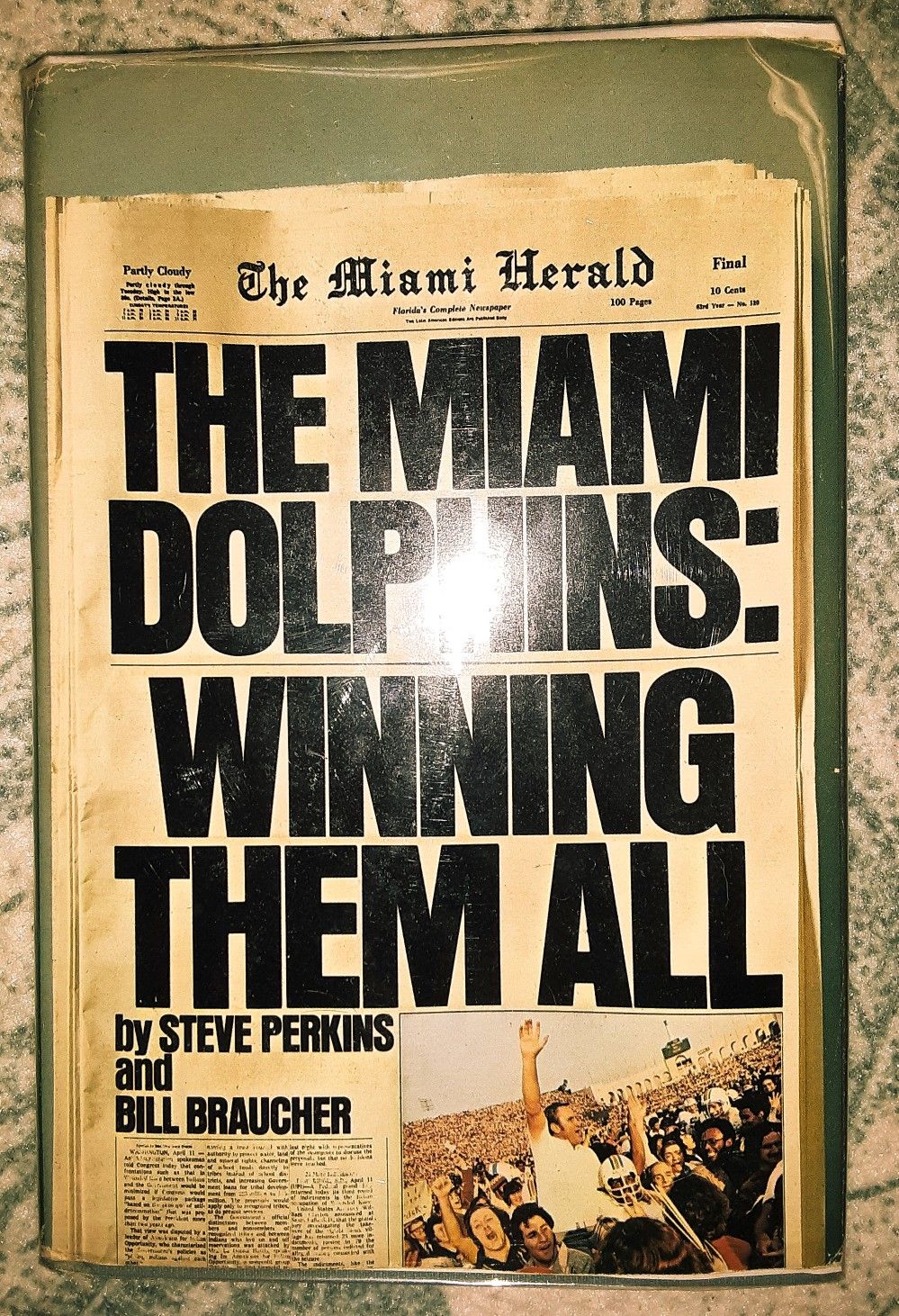 Rare Book: Miami Dolphins, Winning Them All