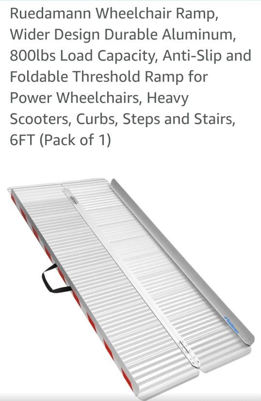 Ruedamann Wheelchair
Ramp 6ft