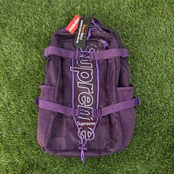 Purple supreme bag. 