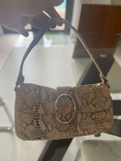 Leather snake bag