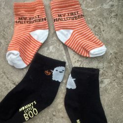 My First Halloween Baby Socks