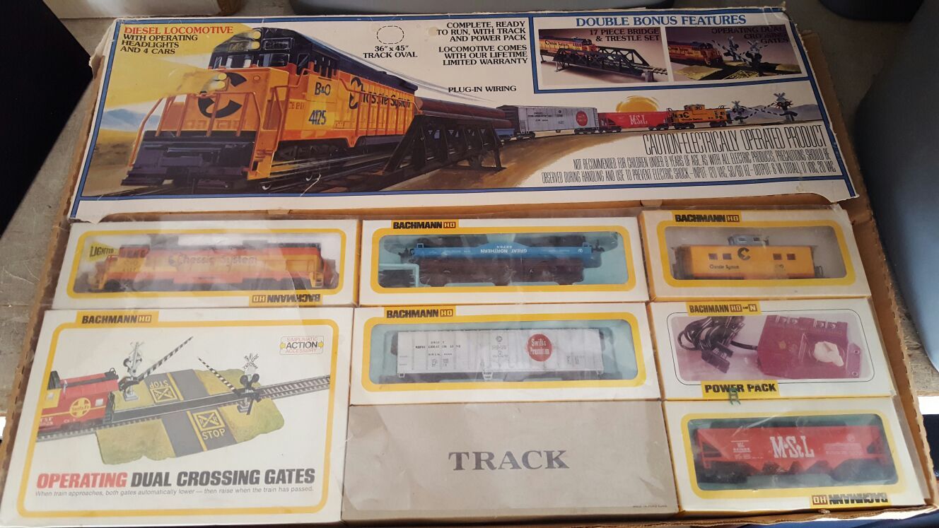Vintage Bachmann 41-640-09 Ho C&o Chessie System Locomotive set 4127