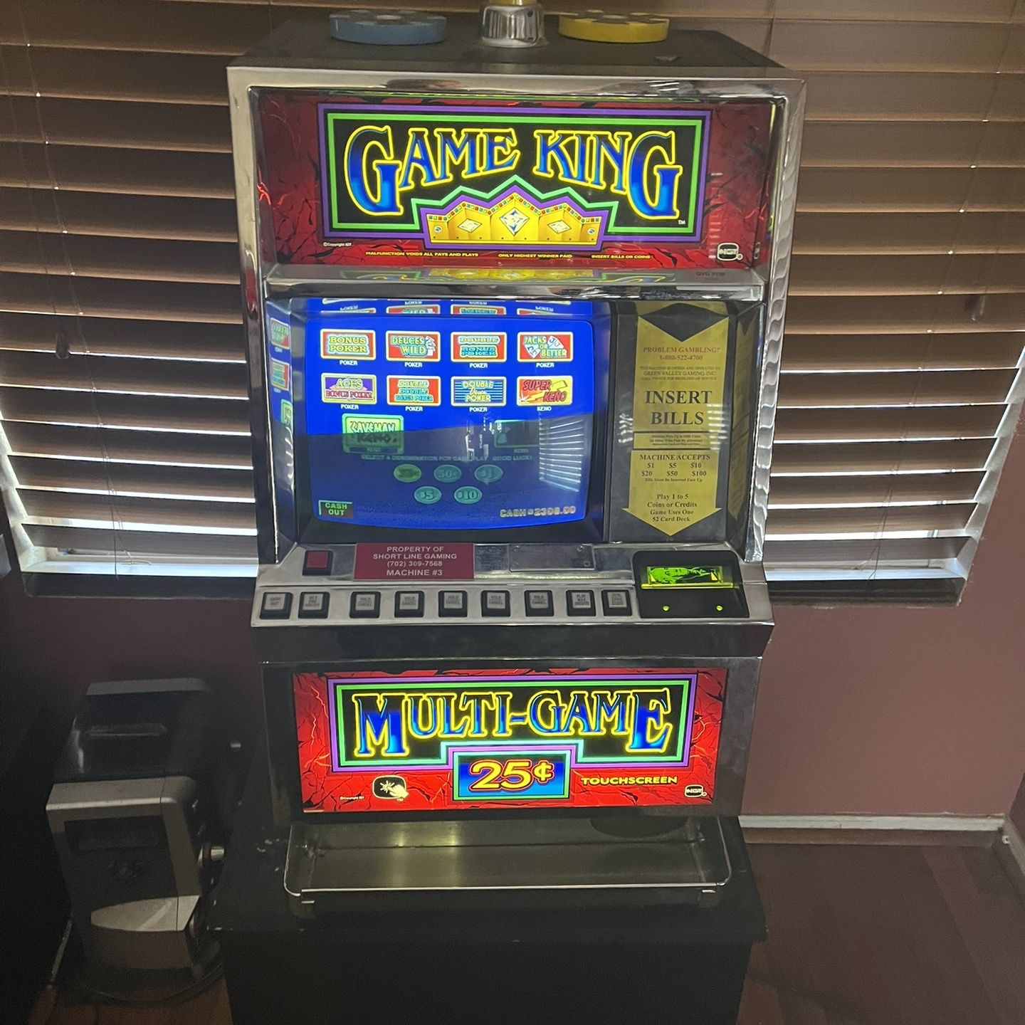 Game King Video Poker Machine