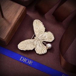 Dior Butterfly Brooch