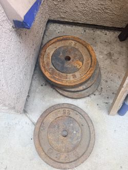 USED 25 Lbs Weights FIRM $15 Each