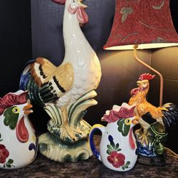 Vintage Collection Rooster Farmhouse Decor.  