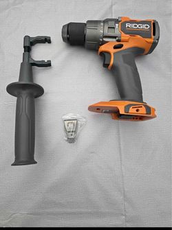 Ridgid 18V Brushless Hammer/Drill 1/2 in tool only  With extension