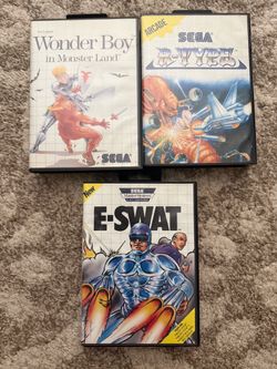 Sega master system games 50 each