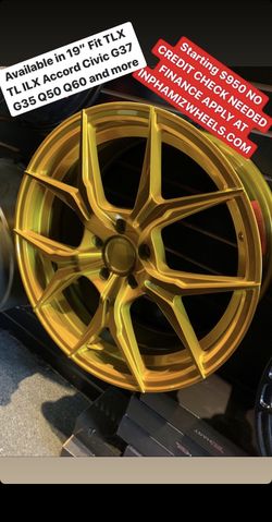 19” Gold Rims Get Approved for Finance Now ! NO CREDIT CHECK