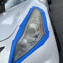 Headlight Cleaning 