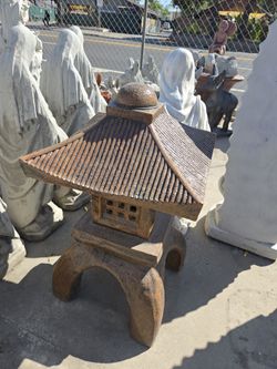 CONCRETE CEMENT PAGODA LANTERNS $200 EACH