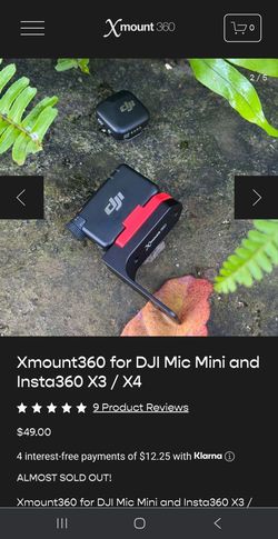 Xmount 360 Mount For Dji Mic Mini