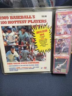 1989 baseball's 100 hottest players must sell highly collectible