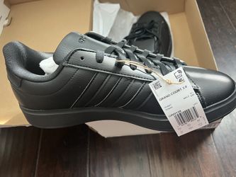 Adidas Men's GRAND COURT 2.0 'Black Shoes Size 10