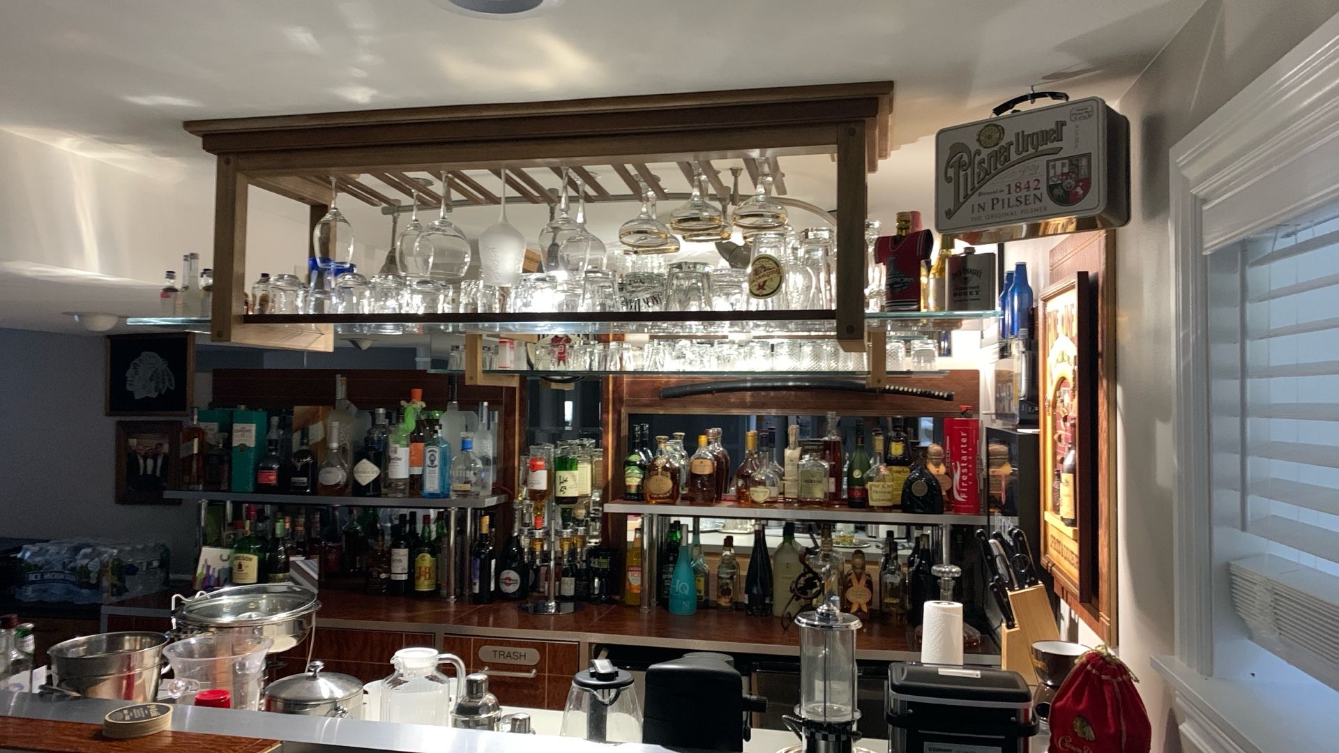Glass Rack For Home Bar or Kitchen