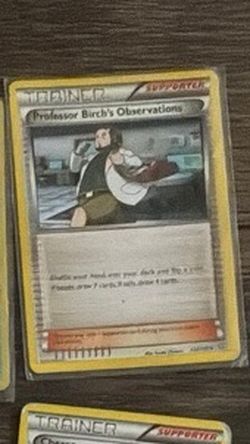 Professor Birch's Observations Trainer Card
