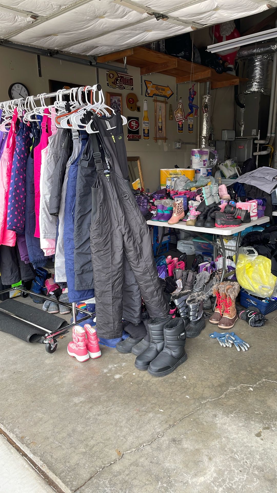 Snow Pants N Boots For Small Kids 15.00 Each 