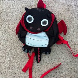 Kids dragon backpack leash