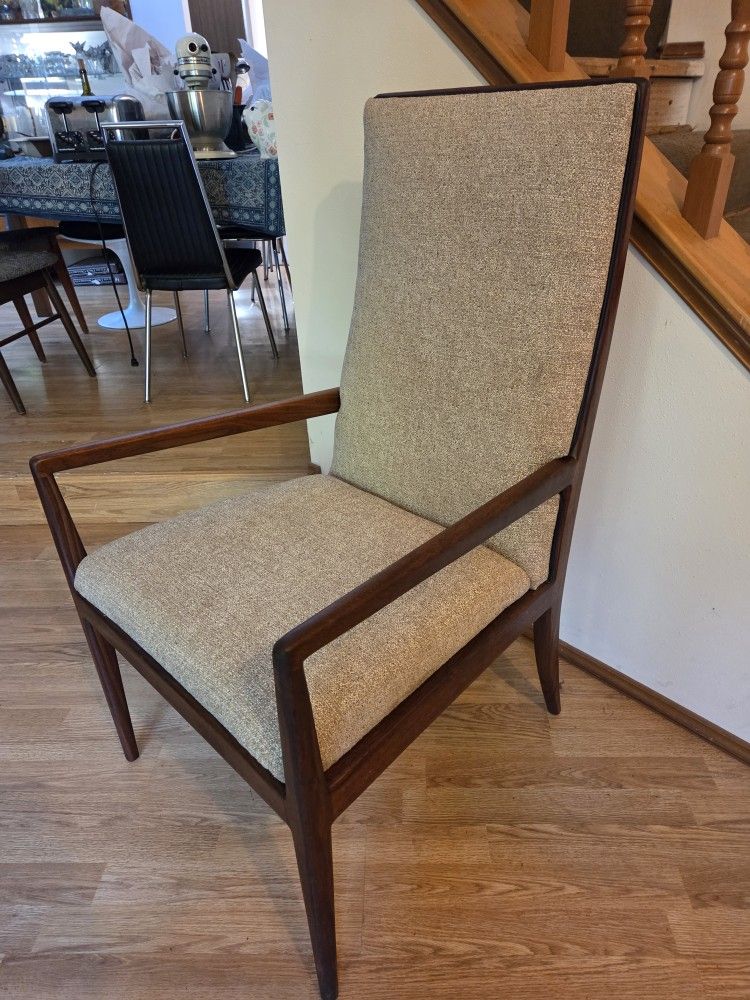 Mid Century Mahogany Armchair