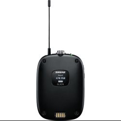 Shure SLXD1 Digital Wireless Bodypack Transmitter (H55: 514 to 558 MHz) black