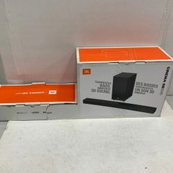 JBL Cinema (SB595) 3.1 Dolby Atmos Soundbar System | 440W Peak Power + Wireless Subwoofer- JBL Signature Sound